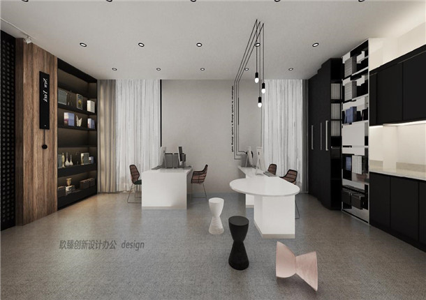 中卫镹臻创新办公室装修|简约时尚与线条的完美刻画。