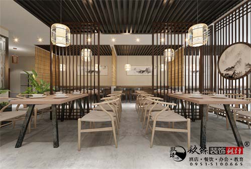 中卫星源餐厅设计方案鉴赏|中卫餐厅设计装修公司推荐